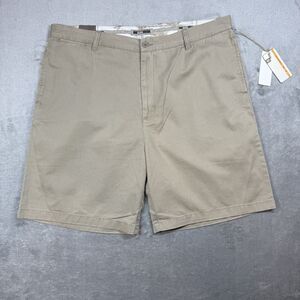 Quicksilver Edition Shorts Men’s 42 Beige Cotton Key West Flat Front 504228